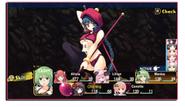 Dungeon Travelers 2: The Royal Library mit Kampfamazonen