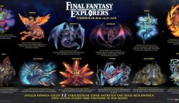 Final Fantasy Explorers – Alle zwölf Beschwörungen